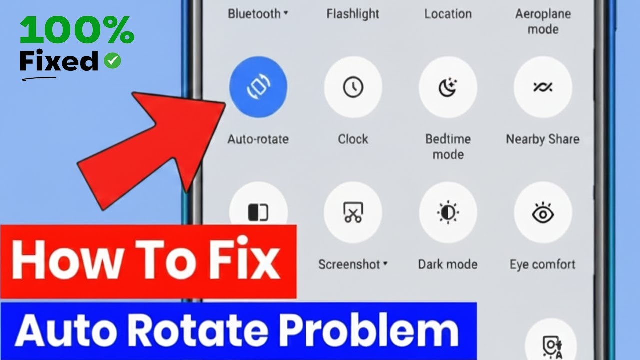 How to Fix Auto Rotate Problem on Android | How to Fix Auto Rotate Not Working on Android