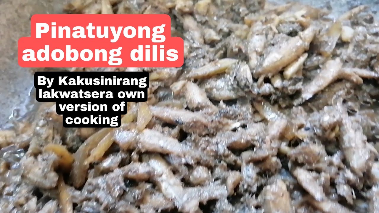 Pinatuyong adobong dilis by Kakusinirang lakwatserang own version of cooking