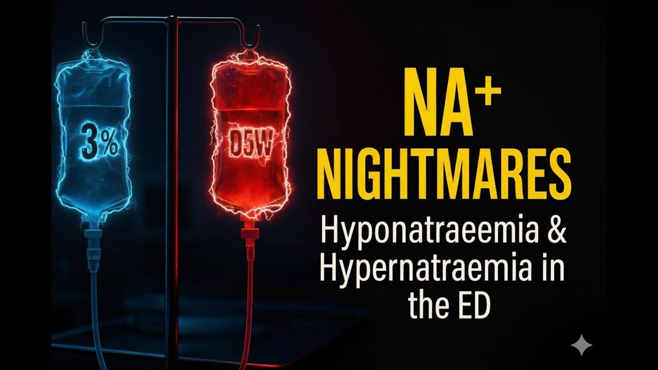 Na⁺ Nightmares: Hyponatraemia & Hypernatraemia in the ED