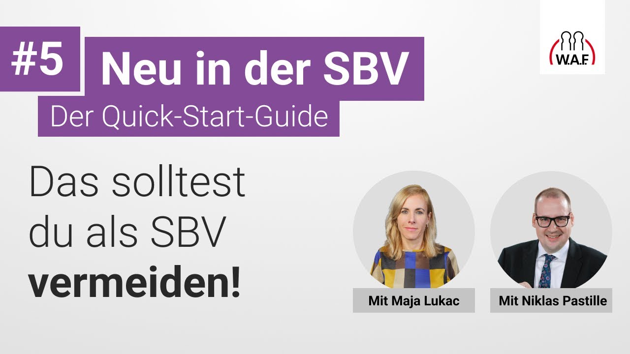 🟣Neu in der SBV: 5 Dinge, die ich als neu gewählte SBV vermeiden würde | Betriebsrat Video