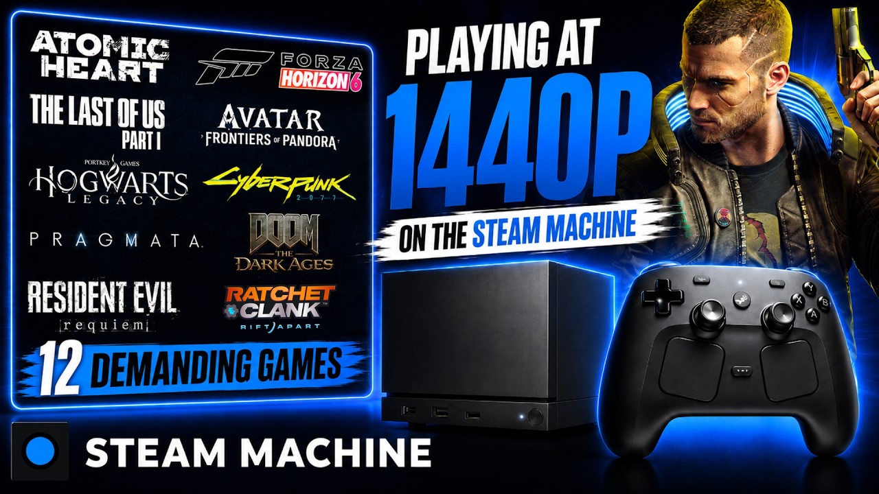 Steam Machine &mdash; Тестируем 12 современных требовательных игр в 1440p