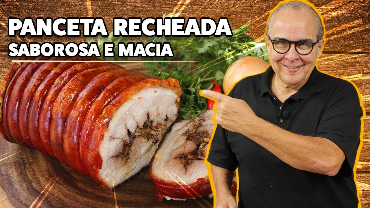 A PANCETA DE PORCO RECHEADA MAIS CROCANTE E FÁCIL QUE VOCÊ JÁ VIU! SIMPLES E SUCULENTA! - CHEF TAICO