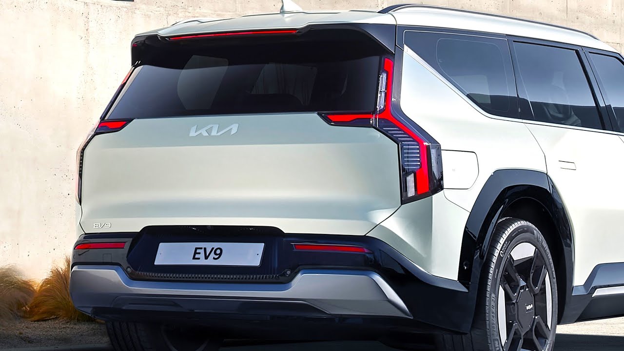 Новый флагманский среднеразмерный электрический кроссовер kia ev9 2024 года