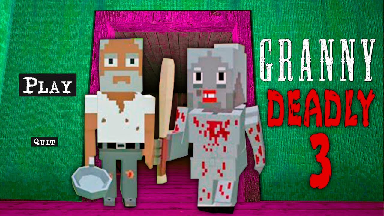 Deadly Granny 3 Прохождение с гренни и грендпа! Веселые моменты в доме бабки гренни!