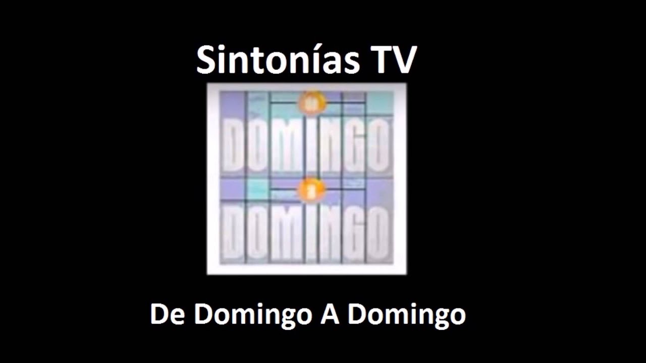Sintonia de television: De Domingo A Domingo 1997 - 1998
