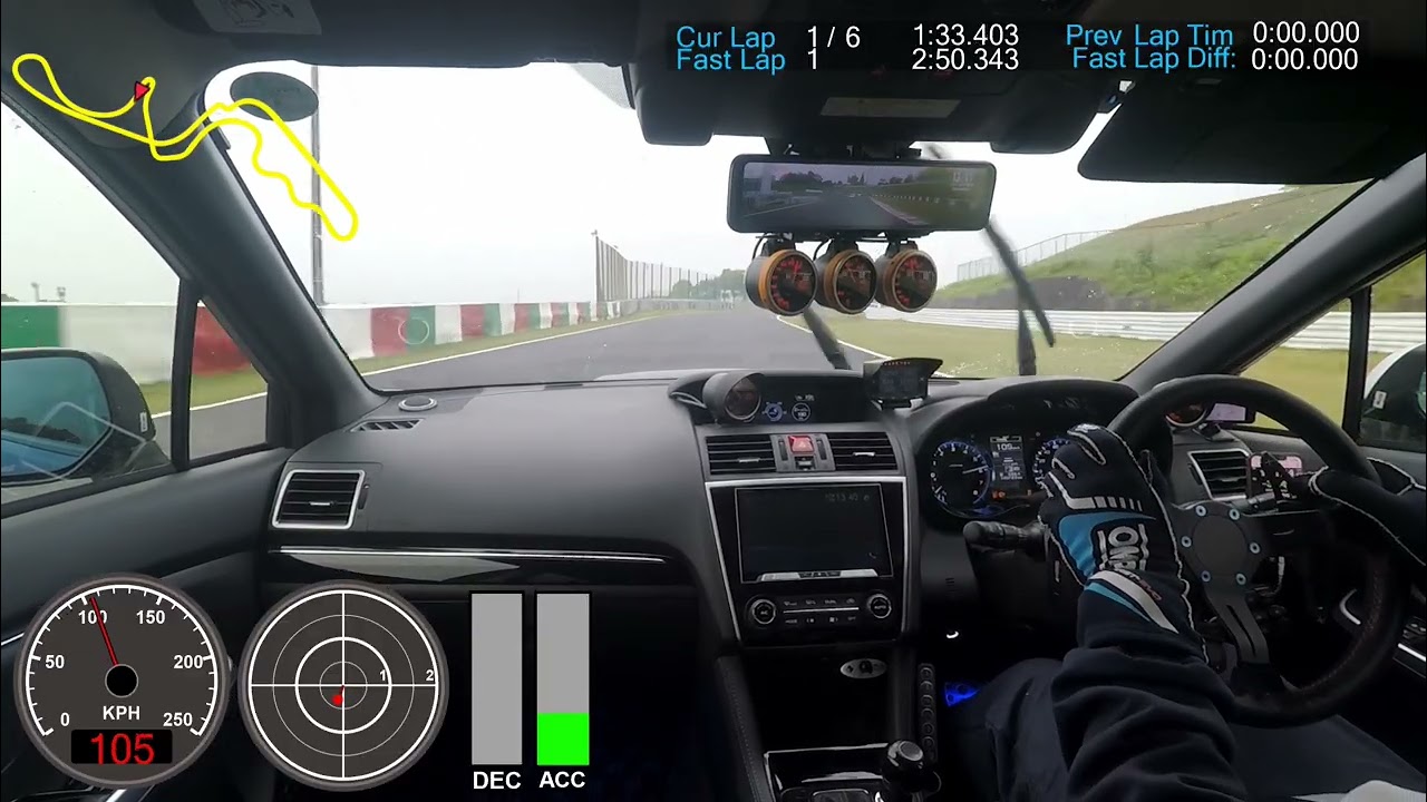 20250428 レヴォーグ(VMG) 鈴鹿サーキット WET 2'50.563