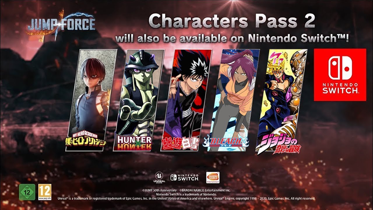 Yoruichi And Giorno: The Last Jump Force Season 2 DLC Characters