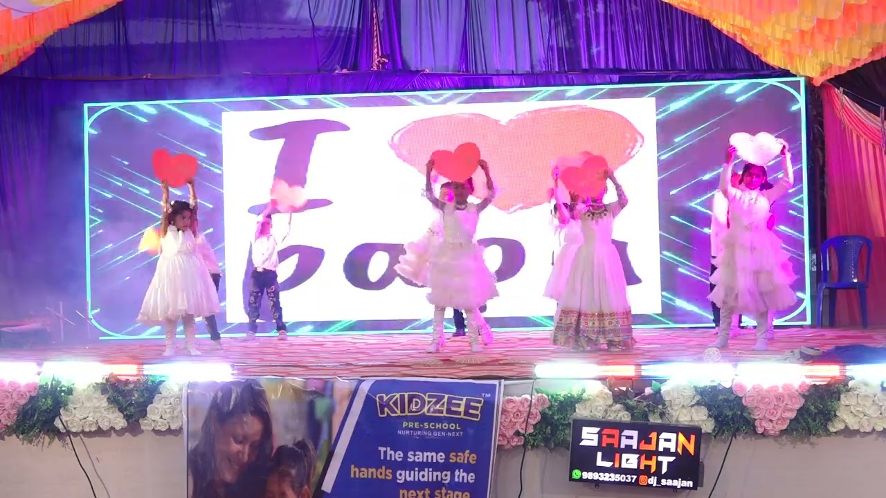 Beautiful dance by kids@papa mere papa@maa o meri maa