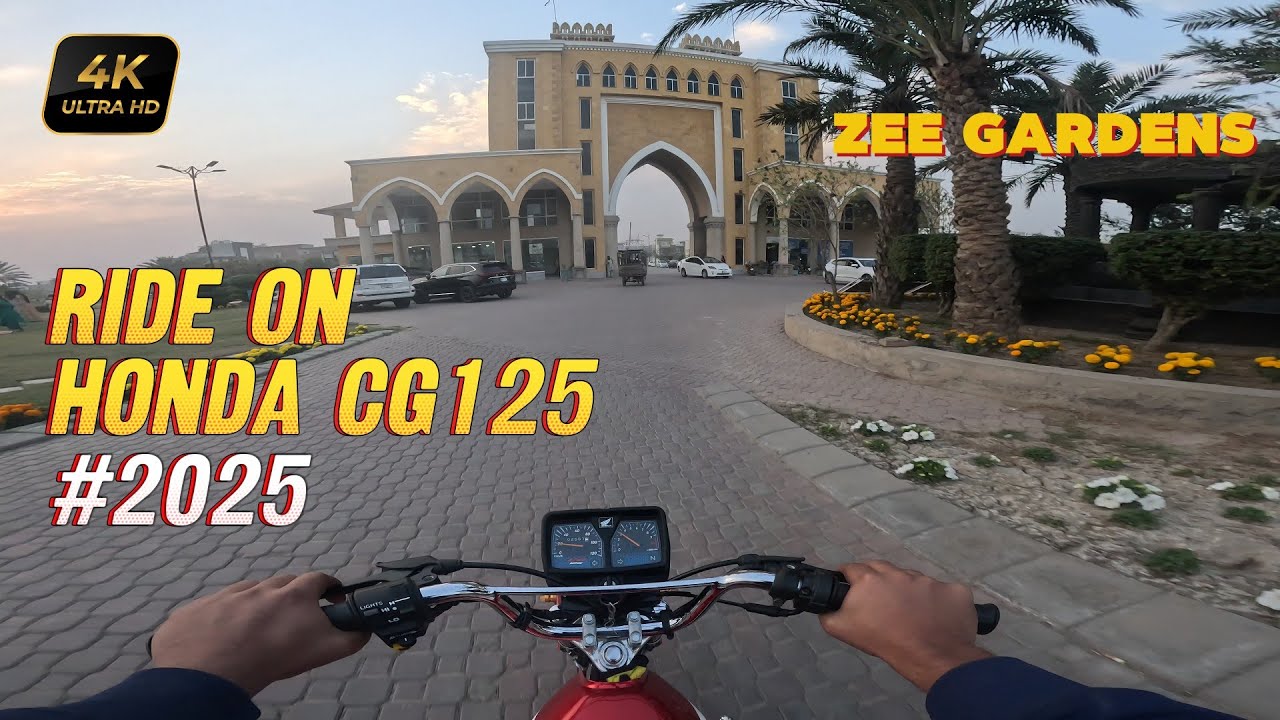 Going to Eat Pizza On Honda CG125 2025 GoProHero11