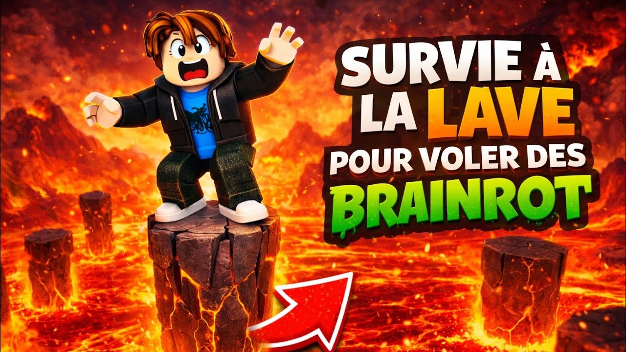 Je découvres suvire à la lave pour voler des brainrot 