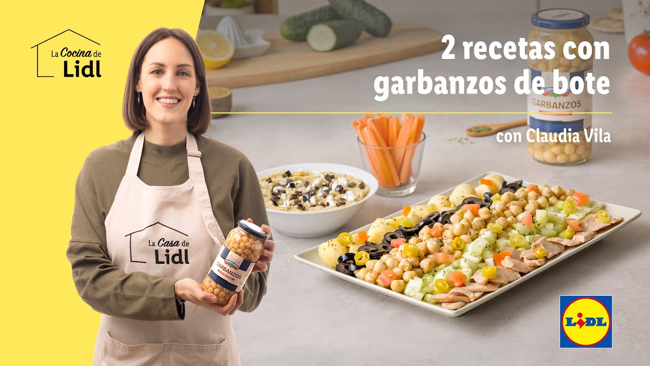 2 Recetas con garbanzos de bote 🥗 🍽 | Recetas con Garbanzos | Lidl España