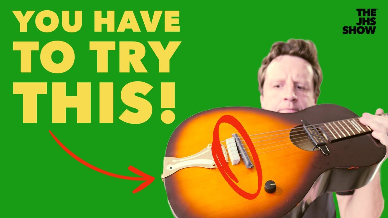 Is This The Next Guitar Trend? (Rubber Bridge Guitar W/ Flat Wounds)