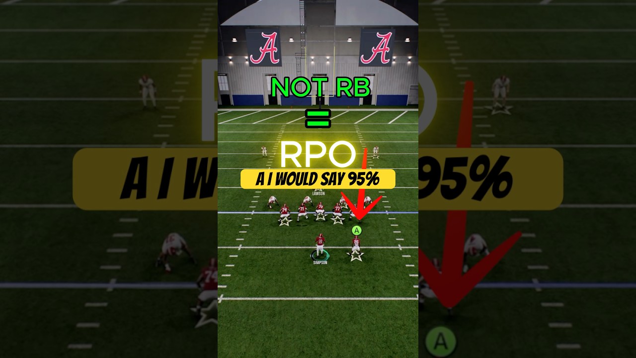 Use This Secret Trick To Stop RPOs in CFB 26! 🔒 (95% Success Rate) #shorts