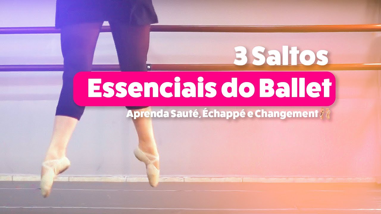 Aula de Dança - Ballet Clássico p/ Iniciantes - Como fazer pequenos Saltos