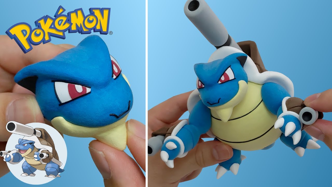 Pokemon Figures Making - MegaBlastoise | Clay Art / Pokemon toys
