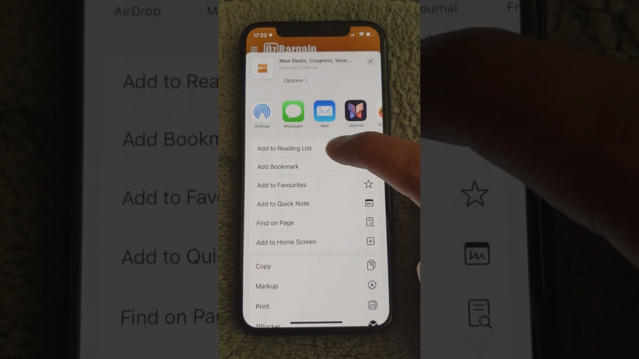 how to add a website in iPhone Home Screen