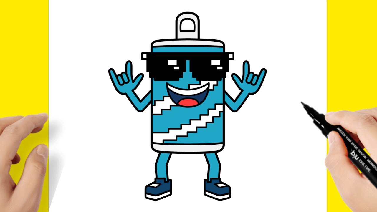 Como dibujar a Swag Soda de Steal a Brainrot   Roblox