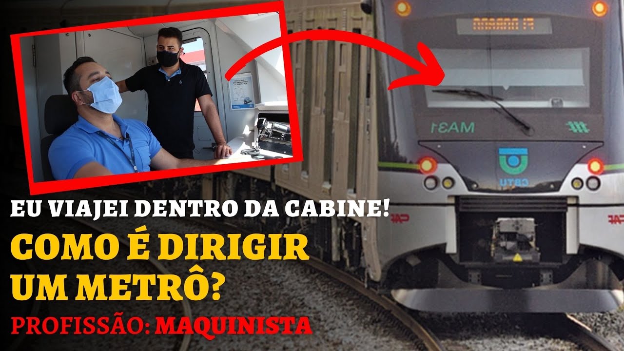 MAQUINISTA: O PROFISSIONAL RESPONSÁVEL POR CONDUZIR TRENS E METRÔS