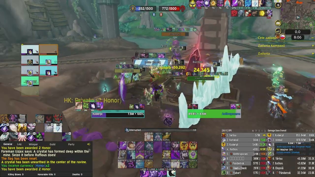 World of Warcraft - DualSense 5 controller - Priest Rate PVP 1600 rating 8 kills 0 deaths