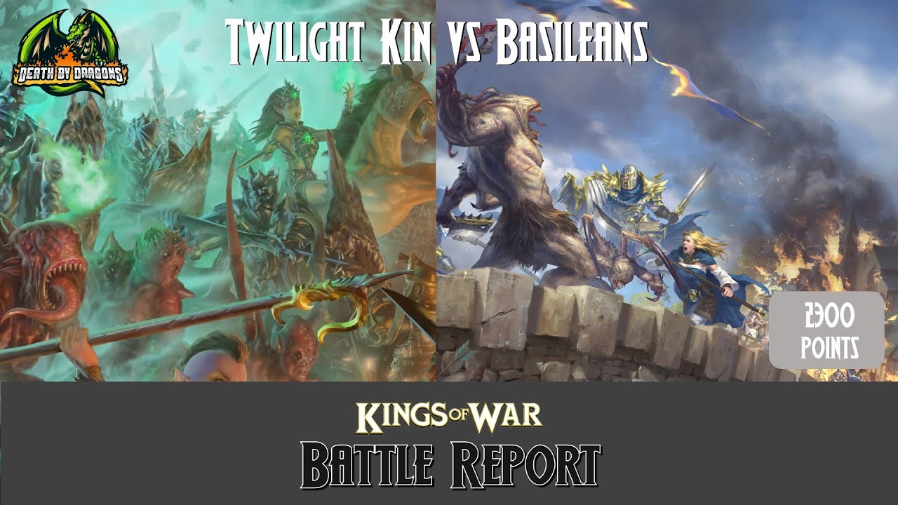 Kings of War Battle Report - Twilight Kin vs Basileans