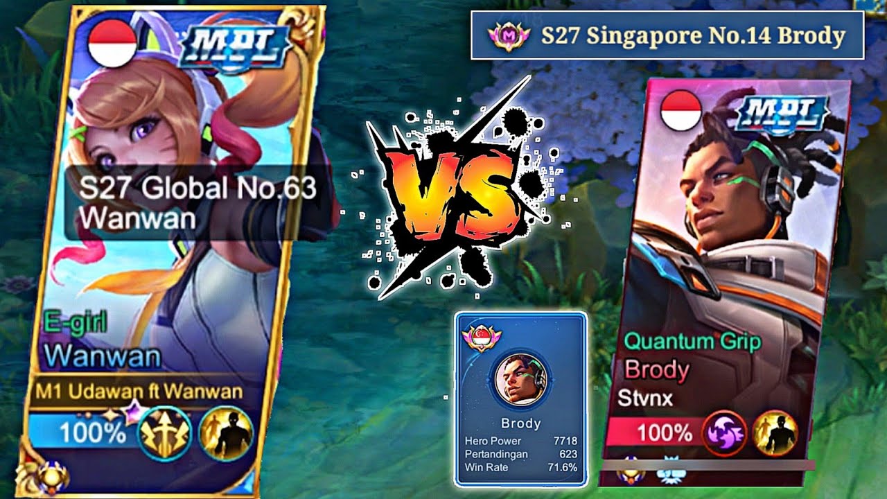 GILA! GLOBAL WANWAN SOLO LANE LAWAN SUPREME BRODY! AKHIRNYA KETEMU LAWAN SEIMBANG! DUEL SKIN MPL!