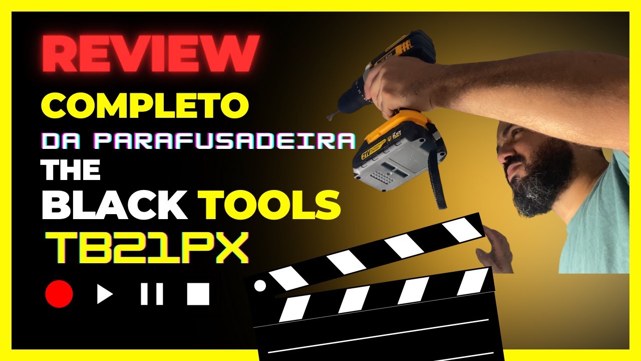 Review completo da Parafusadeira THE BLACK TOOLS TB21PX