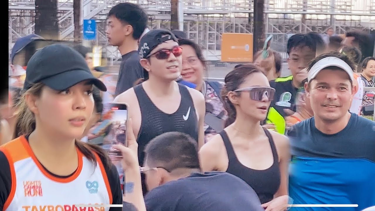 KIMPAU JULIA MONTES DINGDONG DANTES  CLOUD 7 LIVE AT LIGHTS CAMERA RUN - MALL OF ASIA|
