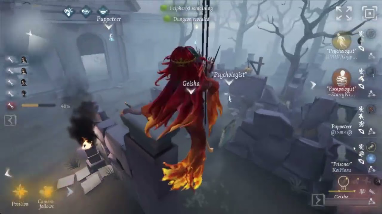 Identity V - Rank #30A25 -  ~StarryNight v Geisha 3/4 of the match
