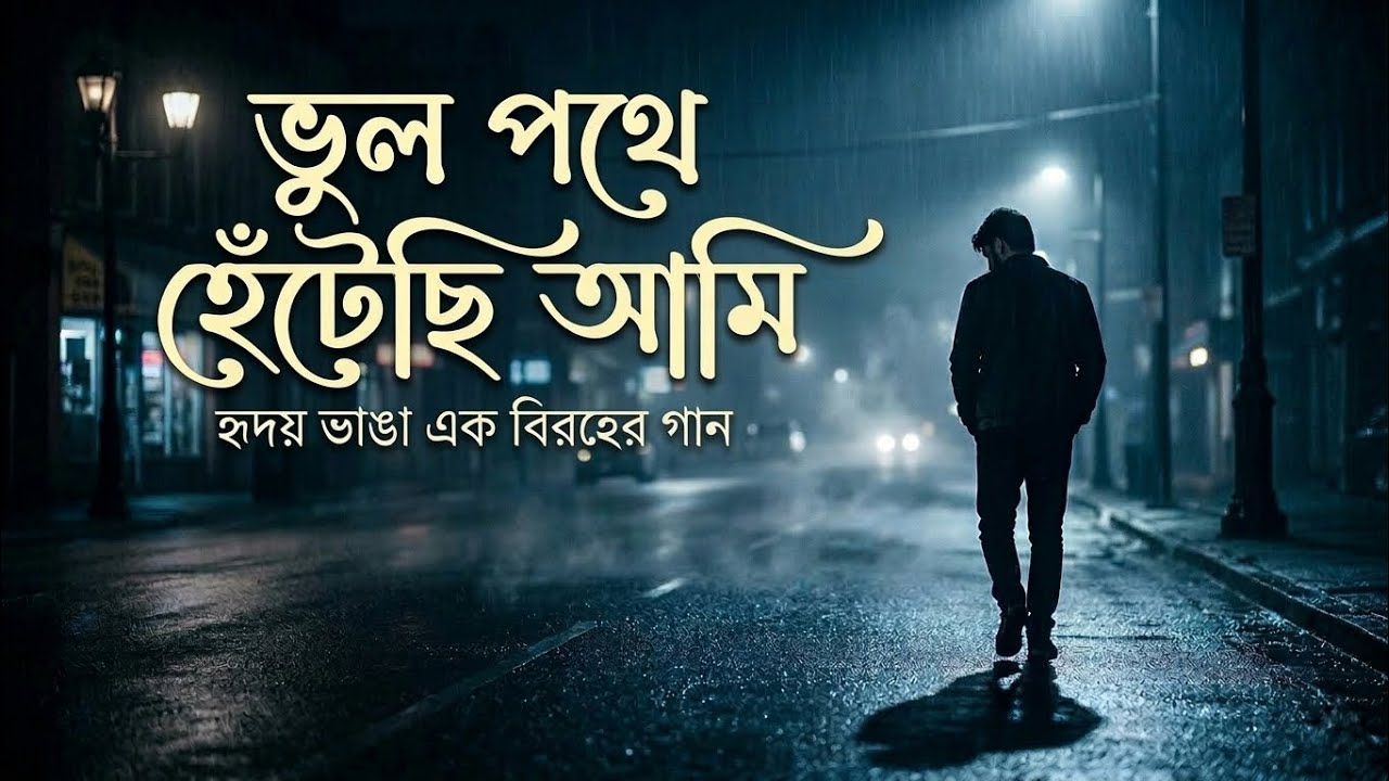 ​🥀 ভুল পথে হেঁটেছি আমি | Bhul Pathe Hetechi Ami | New 💔Broken Heart 💔 Bengali 🎵 song. 
