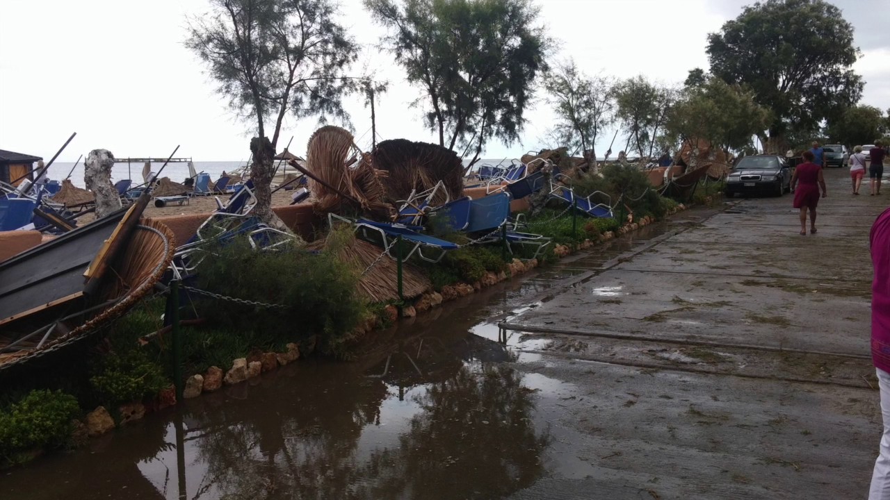 Sturm auf Kreta - Hotel Anissa Beach & Village 2016