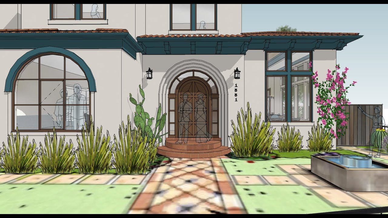 San Carlos New Two-Story Traditional Home for Holly&Gaurav - 3D Model #2