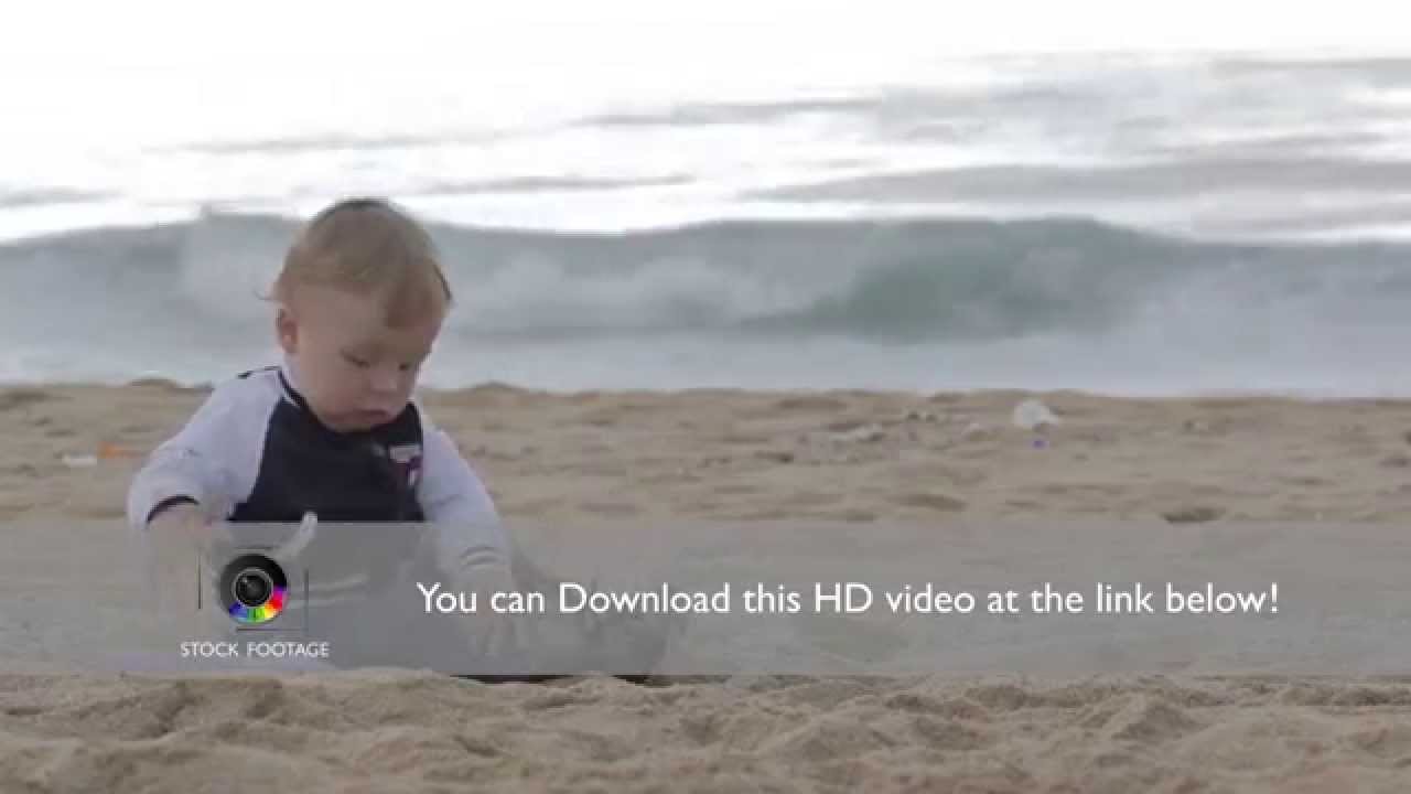 Child playing with sand