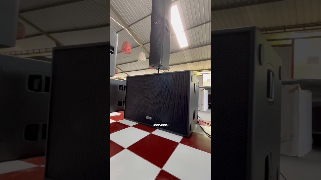 Ngabuburit cek sound Fbt italy gudang focus production #soundsystem #ceksound