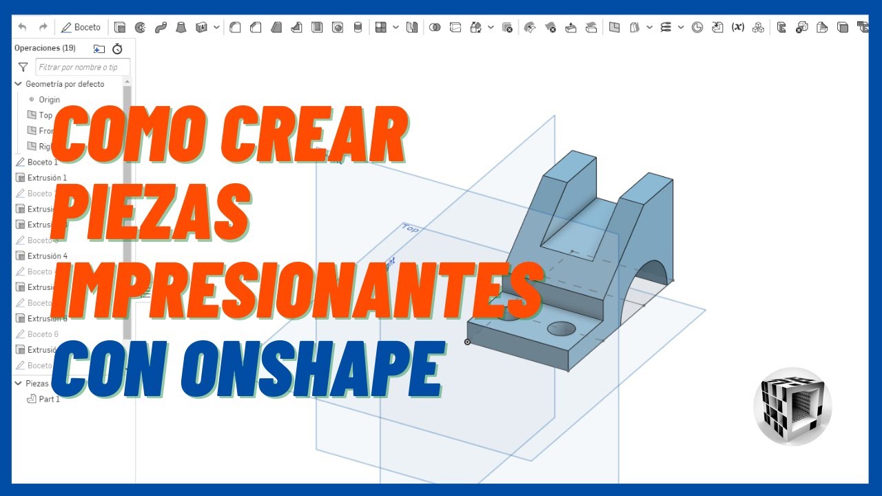 🌟💻 Como Modelar Piezas en 3D con Onshape 🎓🔧