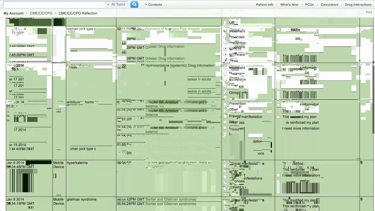 UpToDateCME  CE Credits