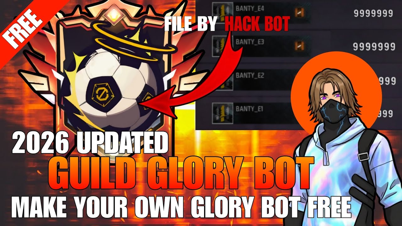 FREE FIRE GUILD GLORY BOT !! 2026 LATEST VERSION GUILD GLORY BOT !! FREE GLORY BOT !! TERMUX SETUP 