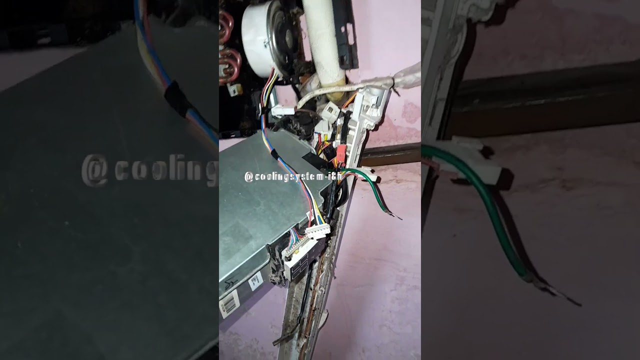 LG ac CH 10 error code problem solf & fan motor change  #coolingsystem #lg #lgac