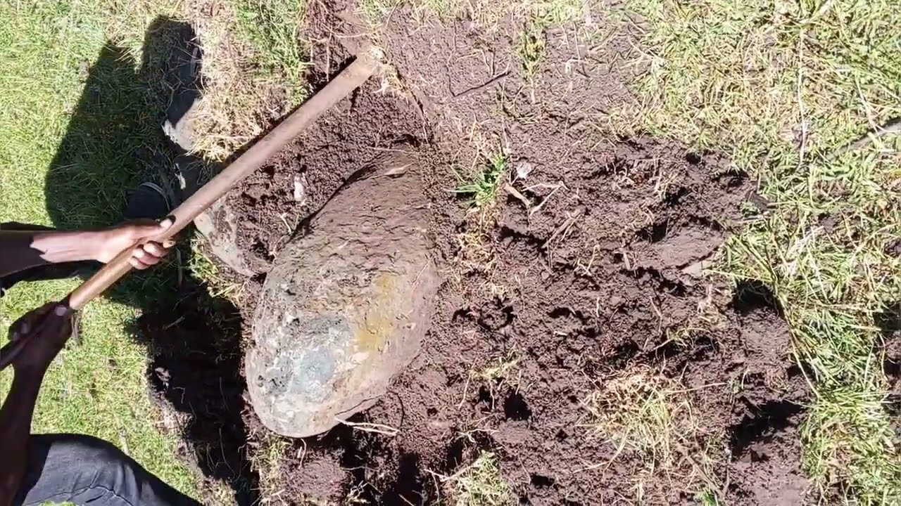 Underground stones removal process