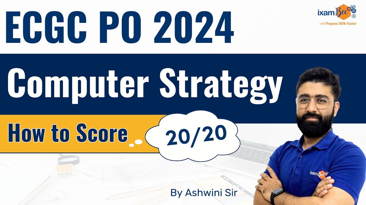 ECGC PO Computer Strategy || How to Study Computer Knowledge for ECGC PO 2024? || By Ashwini Sir
