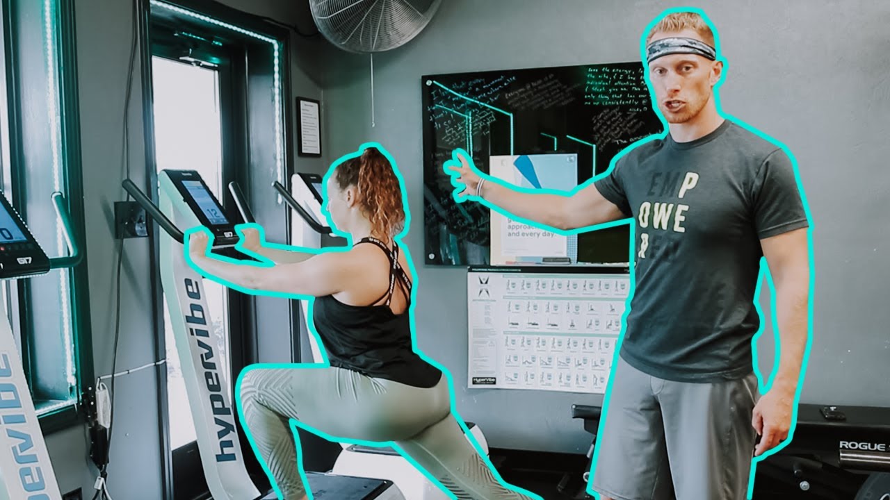 FAVORITE EXERCISE ON THE HYPERVIBE G17 *LUNGE DROP-IN*