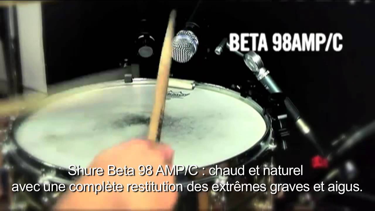 SHURE : Comparatif des différents micros pour la batterie ( La Boite Noire )
