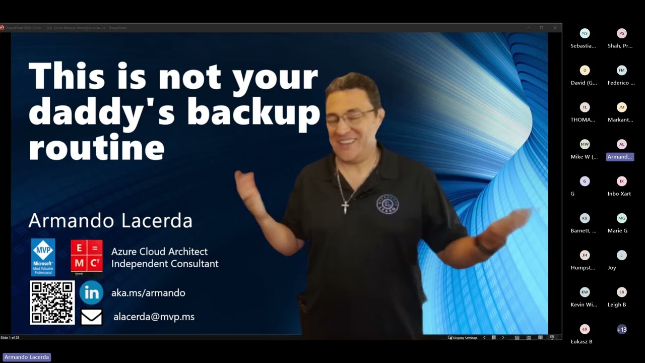 This is Not Your Daddy's Backup Routine   Armando Lacerda