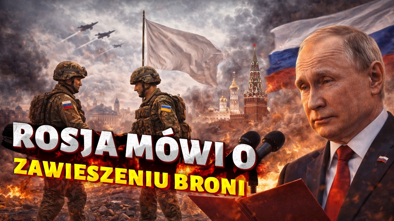 KONIEC WOJNY? Rosja ogłasza ZAWIESZENIE BRONI. Pilne oświadczenie z Kremla