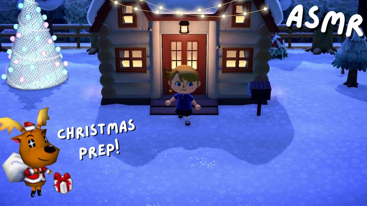 asmr 🌟 preparing for christmas in animal crossing new horizons!