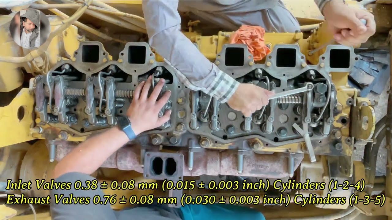 How To Do CAT 3406C Engine Valve Adjustment (Part 4)