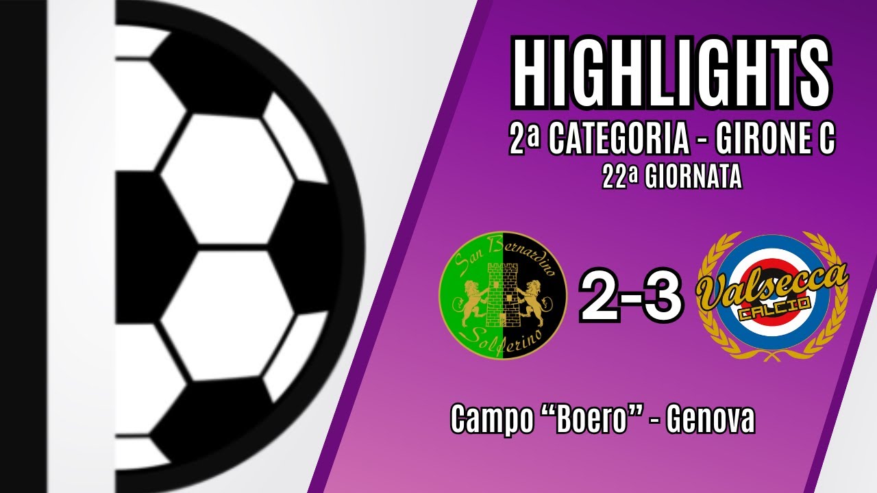 SAN BERNARDINO - VALSECCA 2-3 | SECONDA CATEGORIA C | 22&ordf; GIORNATA | 30/03/2025