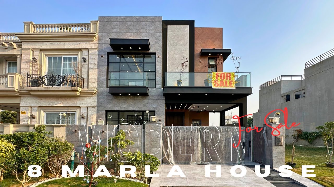 8 Marla Modern House For Sale In DHA 9 Town Lahore. 