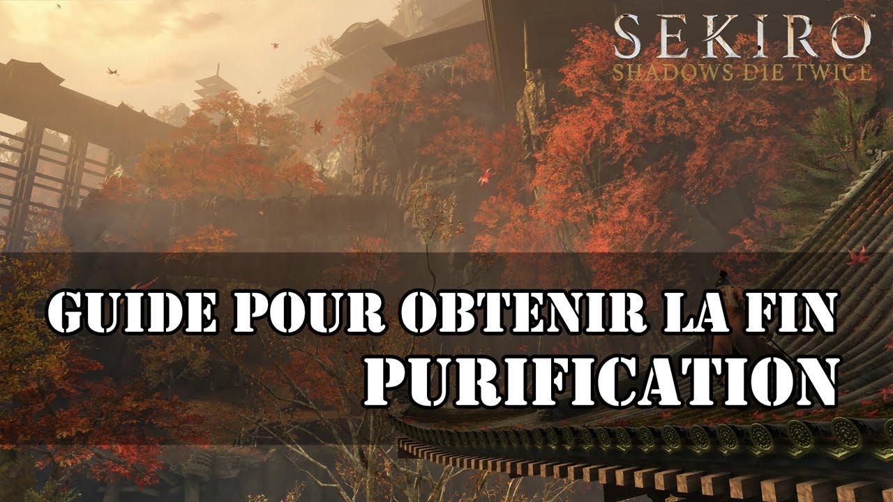 SEKIRO : SHADOWS DIE TWICE - Guide pour obtenir la fin Purification