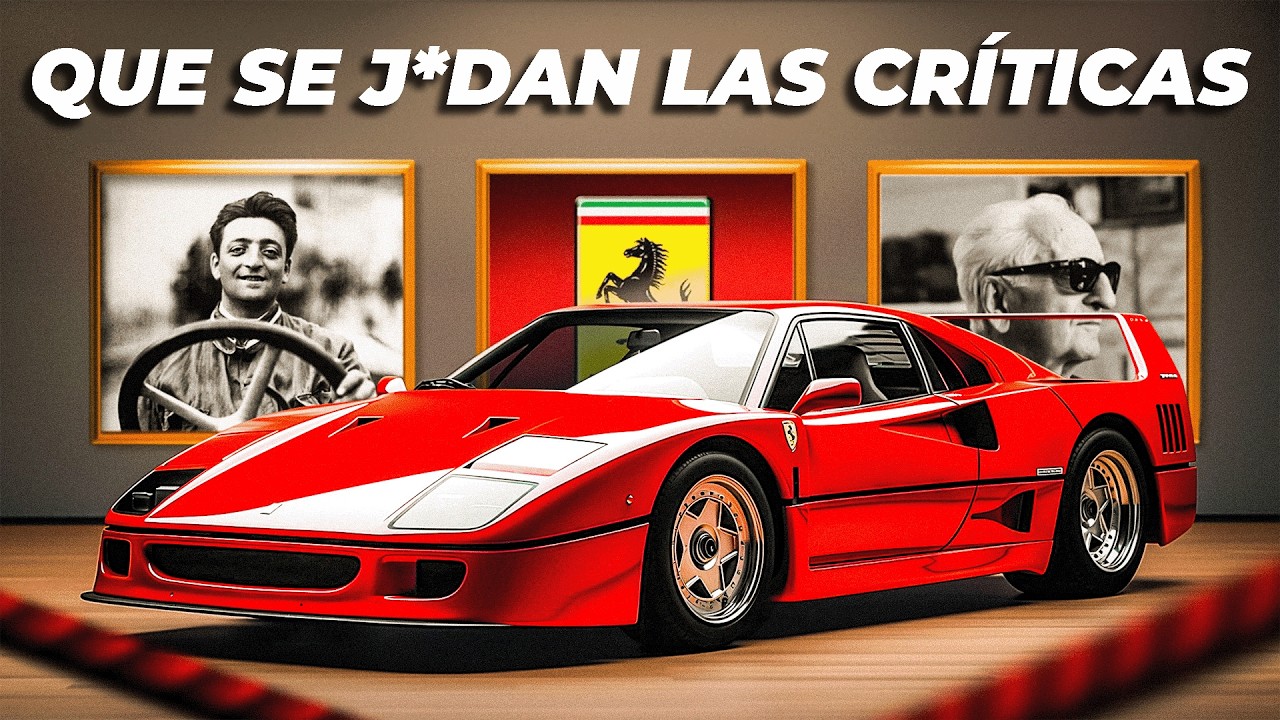 FERRARI F40, La Obra Maestra más POLÉMICA del Automovilismo