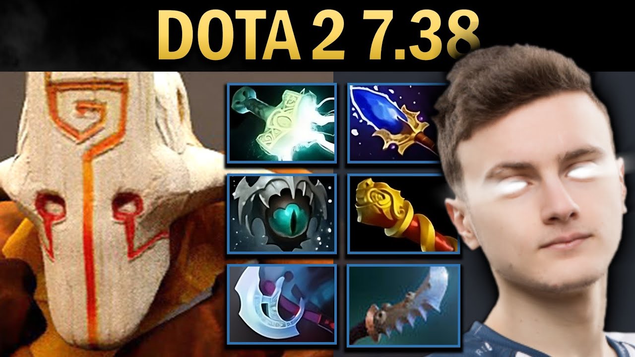 Juggernaut Gameplay Miracle with Skadi and Mjolnir - Dota 7.38
